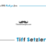 A personalized thank you card.