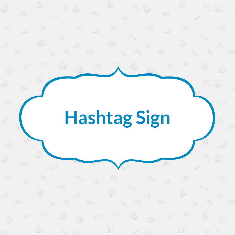 Hashtag Sign