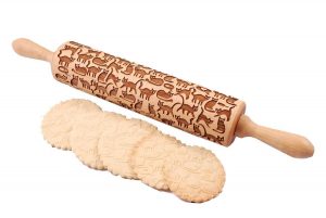 Cats Pattern Embossing Rolling Pin