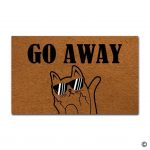 Go Away Cool Cat - Door Mat