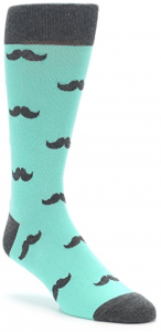 Mustache Socks