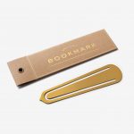 Polished Brass Page Indent Slim Bookmark