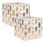 Pineapple Fabric Storage Bins