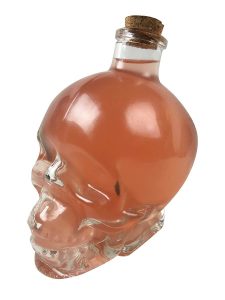 Skull Glass Flask
