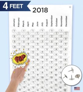 Lushleaf Designs Bubble Pop Calendar
