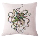Octopus Throw Pillow Case