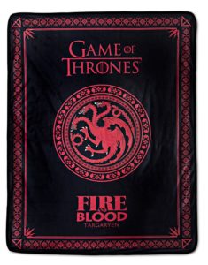 Rabbit Tanaka Game of Thrones Reversible Fleece Throw Blanket