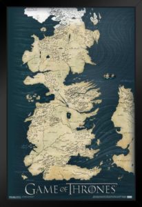 Game of Thrones Westeros Map