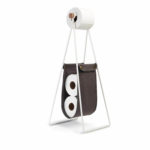 Free Standing Toilet Paper Stand with Sling Reserve