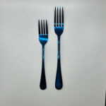 Reflective Blue Forks | Elyon Tableware