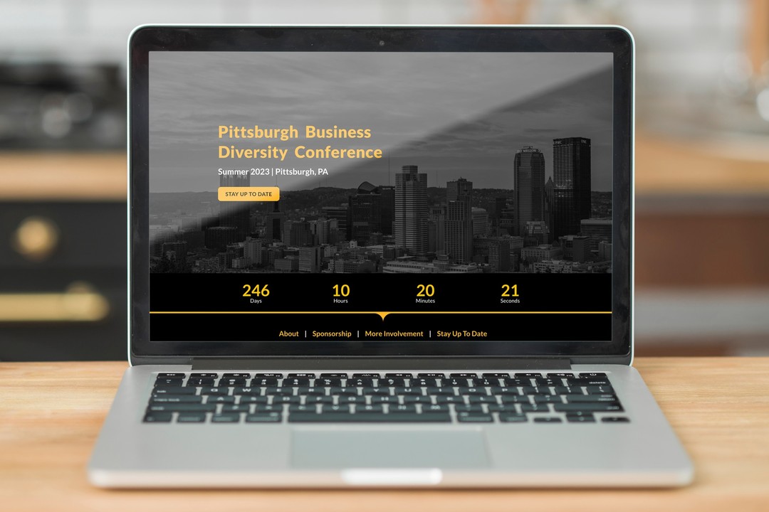 Pittsburgh Business Diversity Conference Landing Page
