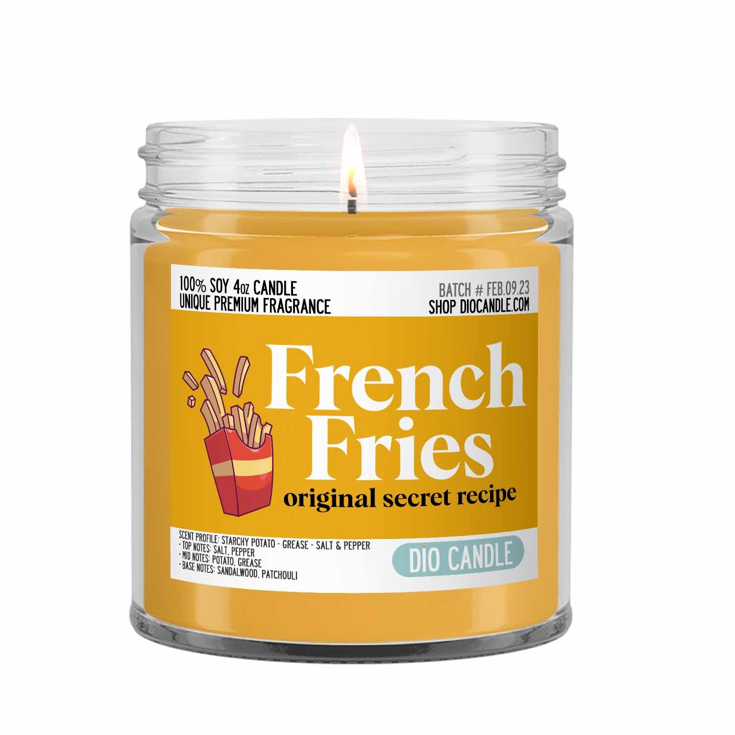 French Fries Scented Candle